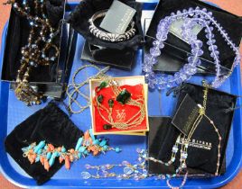 Modern Joan Rivers Costume Jewellery, including necklaces and bangle (boxed); together with Vivienne
