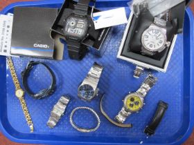 Casio; A Modern 3299 Digital Gent's Wristwatch, (appears unworn) in original box with booklet;