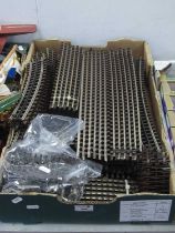 Approximately Sixty Five Sections of Atlas 'O' Gauge/7mm Three Rail Track, mainly outer/inner