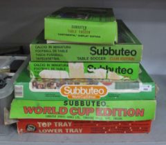 Subbuteo Table Soccer Interest, to include Club Edition, World Cup Edition, Continental Display