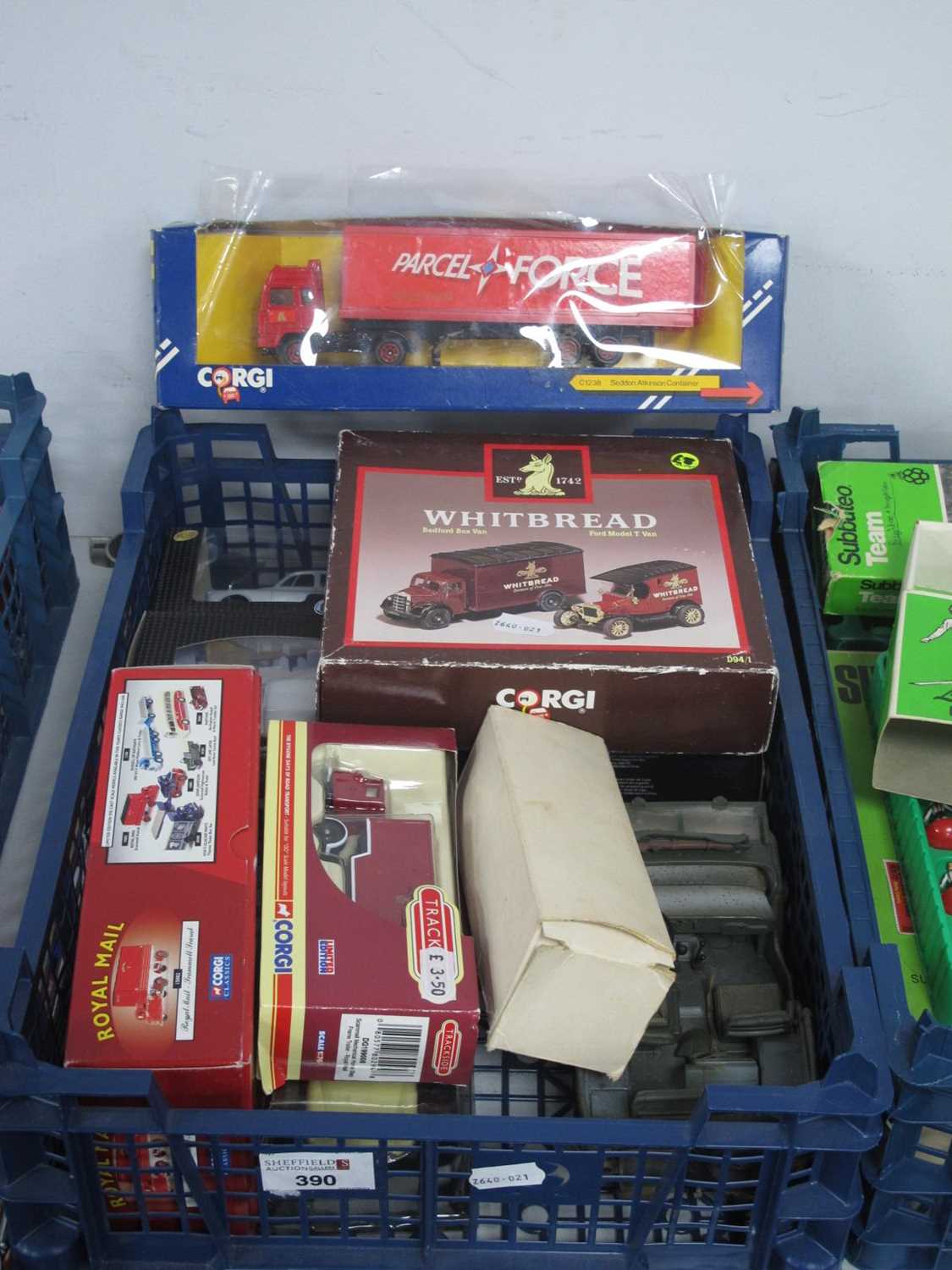 A Small Collection of Twelve Diecast Vehicles, Corgi Royal Mail, Cararama, (4), etc; of interest