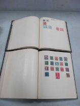 Stamps: Two Albums of Mint and Used Stamps, from Abyssinia to Uruguay, no Great Britain of