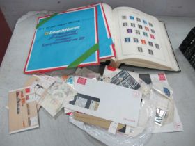 Stamps: A Collection of Great Britain Stamps, in a 'Lighthouse' loose leaf album and loose in
