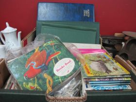 Trade Cards, stamps, postcards, maps, etc:- One Box.