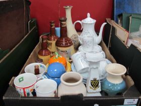 Ridgway 'Pavan' Coffee Ware, Wade Whiskey bells, Minton jam pot, Wedgwood table lighter, other