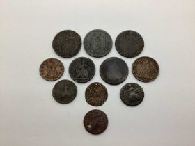 Collection Of XVII And XVIII Century GB Coins, including Charles II, William and Mary, George I