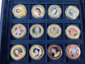 Westminster Elizabeth II Diamond Jubilee And Coronation Jubilee Coin Collection, thirty five in