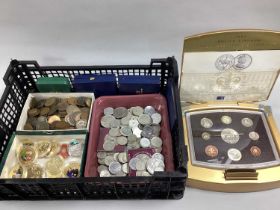 Large Collection Of GB And World Coins, including GB £5 coins, Royal Mint 2002 executive proof