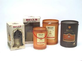 Whisky - Bell's Commemorative Bell Decanters, boxed, 3x 75cl., 1x 37.5cl., 1x 18.75cl. (5)