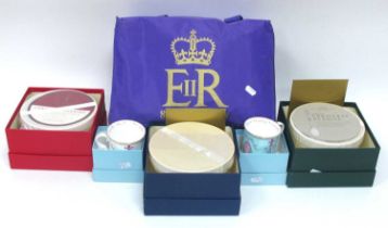 Royal Memorabilia; Three Fortnum and Mason Christmas Puddings, 2004 - 2006, gifted by H.M. The Queen