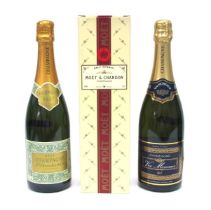 Champagne - Moet & Chandon; Together with Two Others. (3)