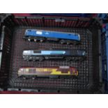 Three "OO" Gauge/4mm Unboxed Untested Good Condition Diesel Locomotives, a Hornby Co-Co Class 47 "