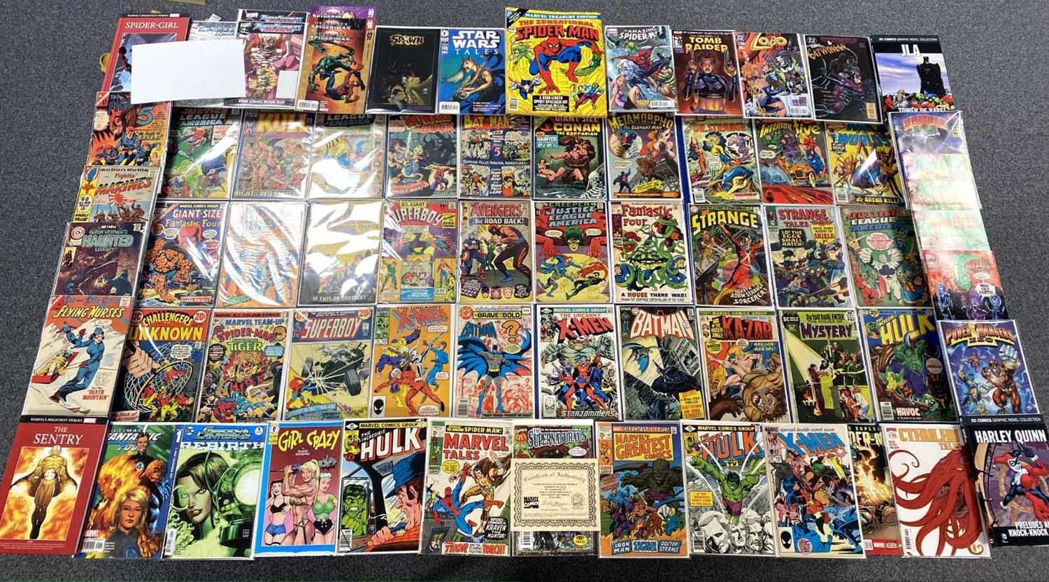 Approximately One Hundred and Sixty 1960's to Modern American Comic Books. To include comics by