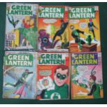 Six Green Lantern Comics by DC comprising of #4 (poor), #7 (tear to spine), #8, #9, #10 (poor), #