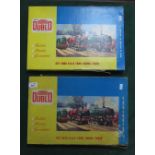 Two Hornby Dublo "OO" Gauge/4mm Two Rail Boxed Train Sets, both missing their locomotive, very