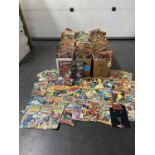 Approximately One Thousand American Comics. 1960's to modern, (4 Boxes).