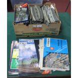 A Quantity of Playworn Marklin Track, Accessories, HO Gauge Track Layouts Booklet etc..