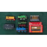 Three Hornby "OO" Gauge/4mm Unboxed "Thomas" Locomotives; a No.1, No.6 and No.7, plus a Ref No. R296