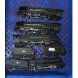 Four Hornby Dublo OO Gauge/4mm unboxed, untested steam tender Locomotives comprising; A Class 8F 2-