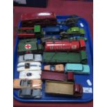 A Quantity of Mid XX Century Diecast and Tinplate Vehicles, by Dinky/Minic and Britains, Military/