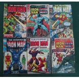 Six Marvel Comics all featuring Iron Man comprising of The Invincible Iron Man #4, #12, #29, Tales