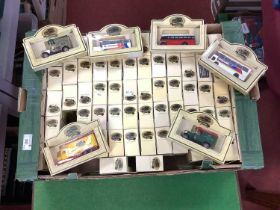 Approximately Seventy Diecast Model Vehicles by Lledo to include Bridlington Corporation 'Toy Town