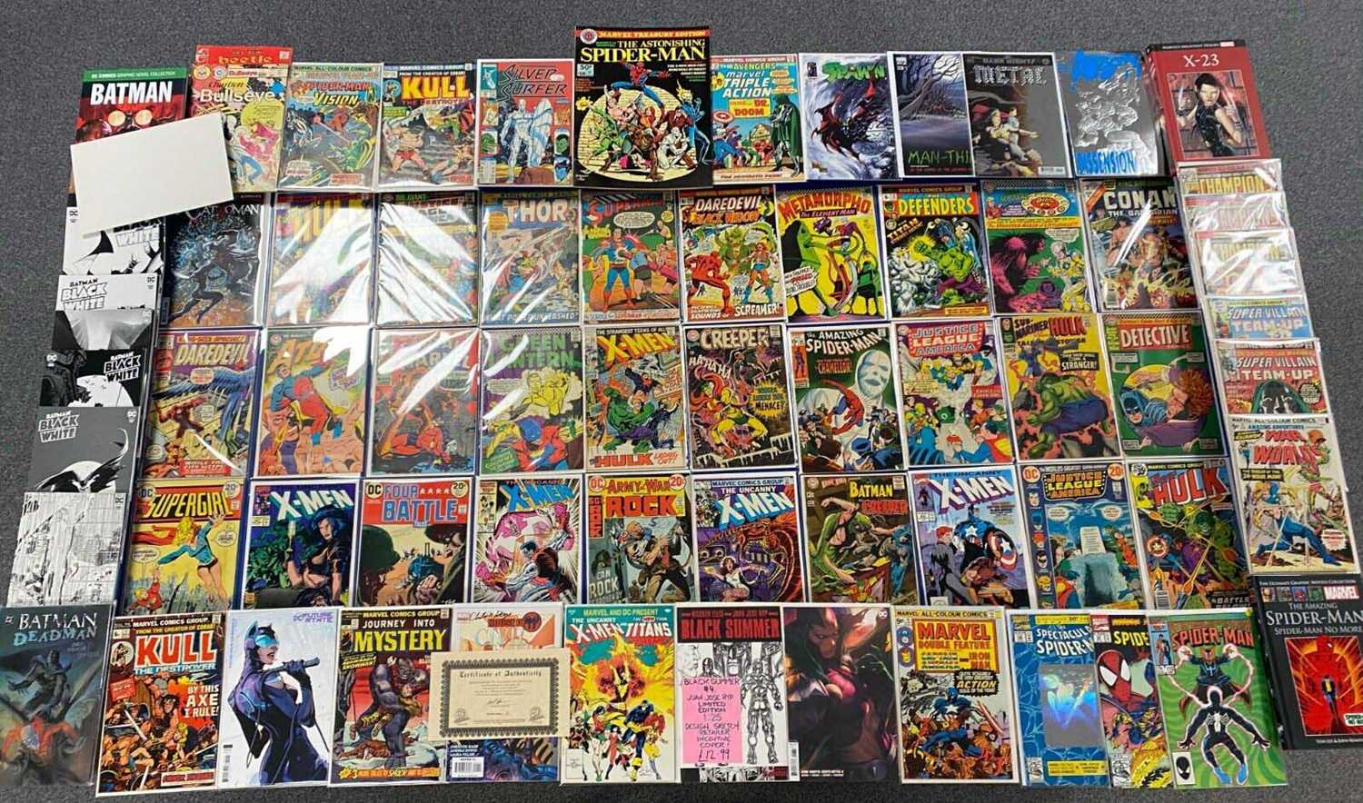 Approximately One Hundred and Sixty 1960's to Modern American Comic Books. To include comics by