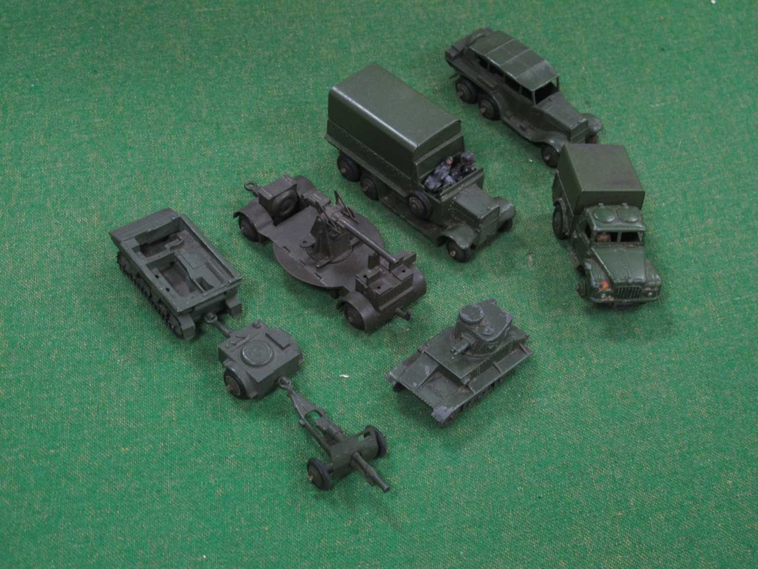 A Small Quantity of Mainly Immediate Post War Dinky Military Vehicles, including Light Tank and