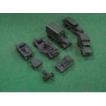 A Small Quantity of Mainly Immediate Post War Dinky Military Vehicles, including Light Tank and