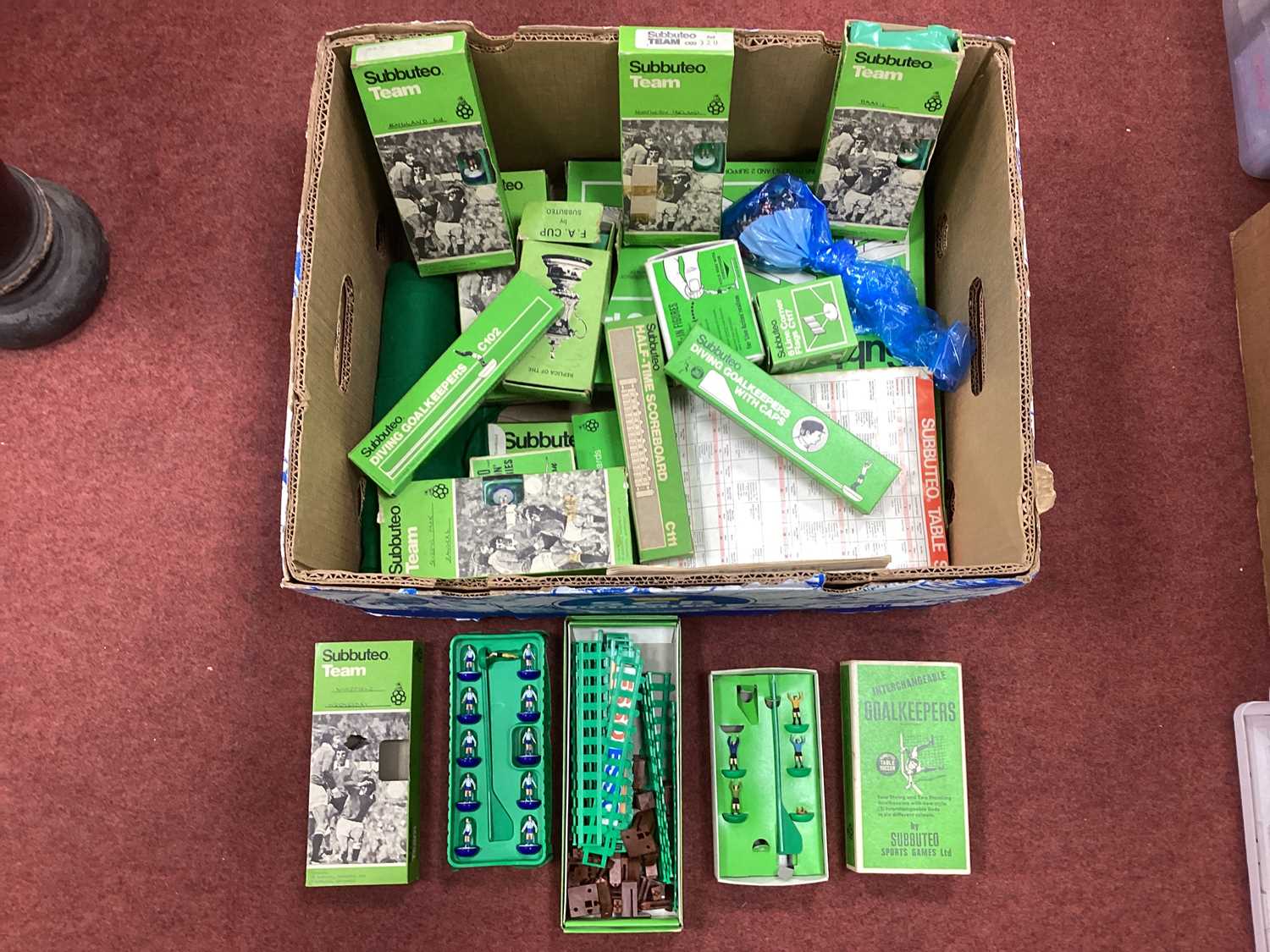 A Quantity Of Subbuteo Teams and Accessories to include Northern Ireland, England, Diving