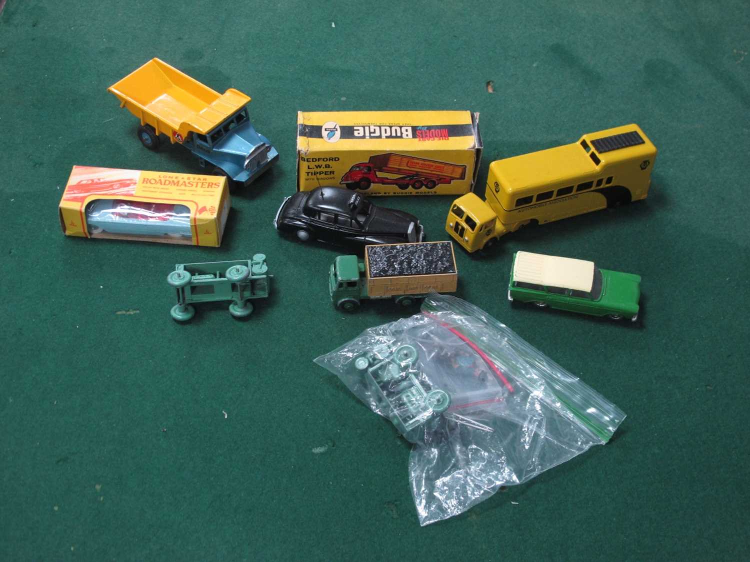 A Quantity of Mid XX Century Diecast Vehicles, by Budgie/Lone Star/Crescent/Benbros and others,