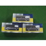 Three Vanguards Collectors Club 1:43rd Scale Diecast 'Chrome' Edition Model Vehicles comprising