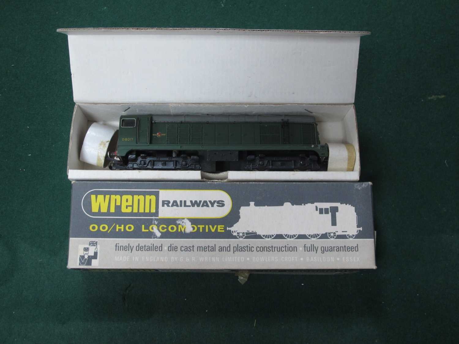 A Wrenn "OO" Gauge/4mm Ref No, W2230 Class 20 Bo-Bo Diesel Electric Locomotive, BR green, R/No.