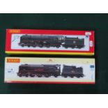 Two Hornby "OO" Gauge/4mm Boxed BR green 4-6-2 Steam Tender Locomotives, Ref No. r2585 West