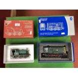 Two 'O' Gauge/7mm Boxed Locomotives, for spares and repair, comprising a Dapol, Ref NNo. 7D.008.