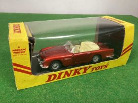 Dinky Toys No. 110 Aston Martin DB5, red, overall very good, two small chips to door handles