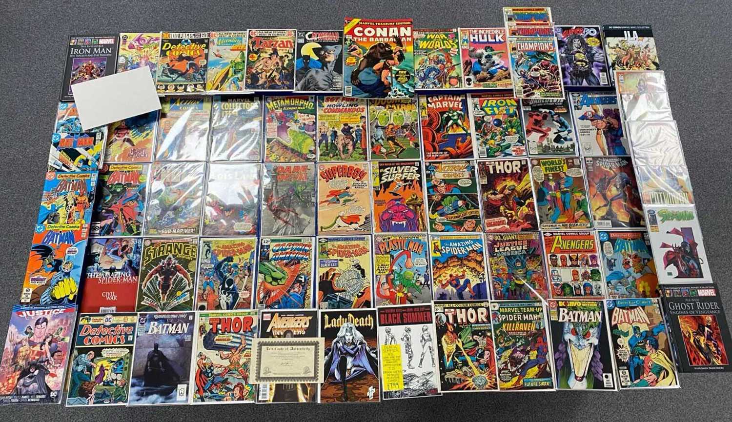 Approximately One Hundred and Sixty 1960's to Modern American Comic Books. To include comics by