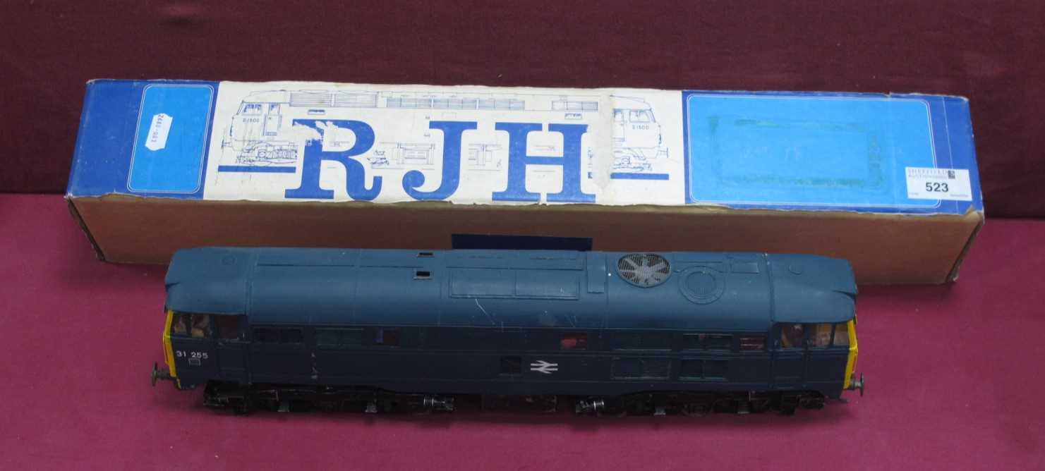 A R.J.H Kit Built 'O' Gauge7mm Class 31 Co-Co Diesel Locomotive, BR blue, R/No. 31255, currently