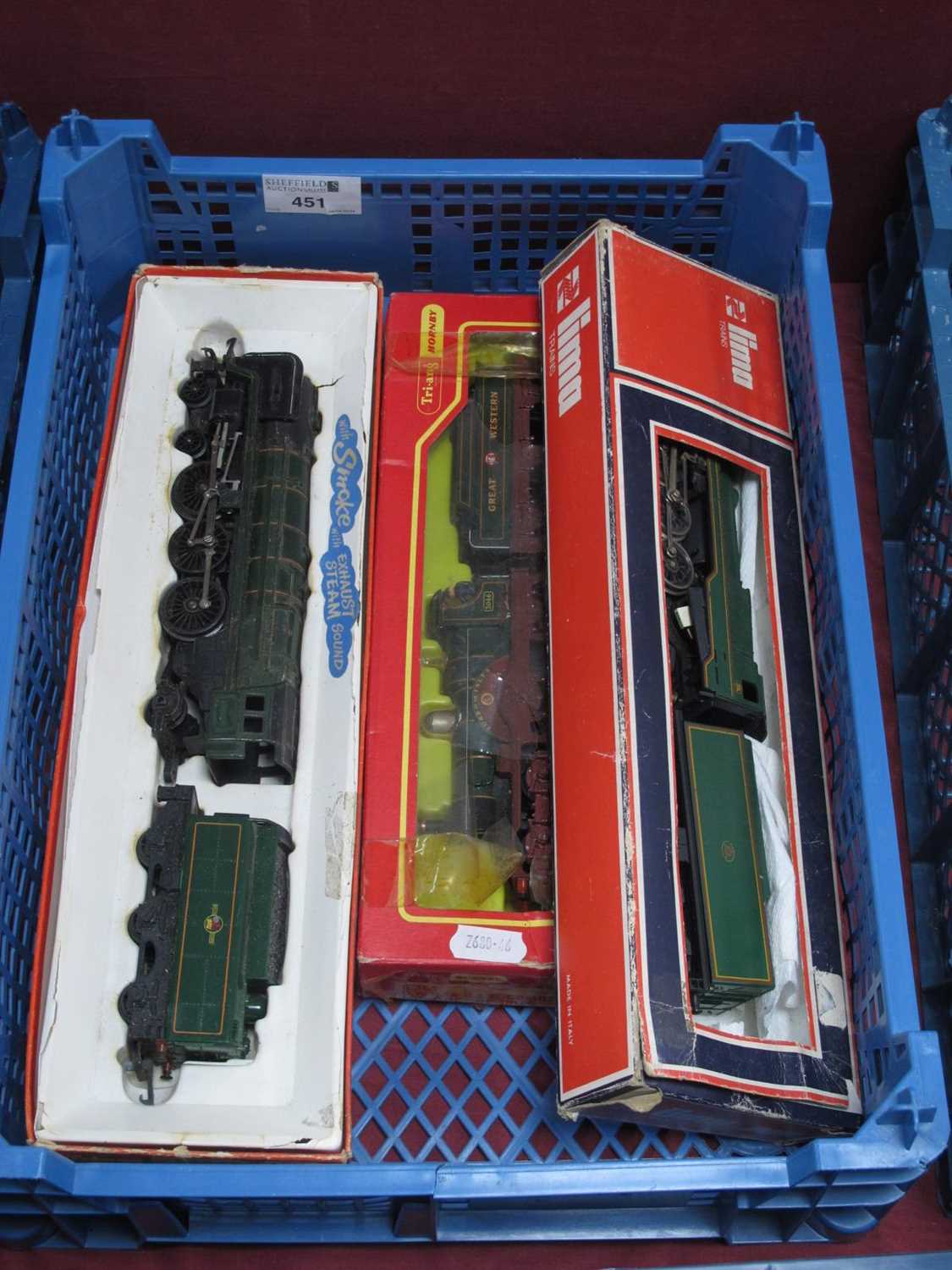 Two Tri-ang "OO" Gauge/4mm Boxed Steam Tender Locomotives, comprising, Ref No. R2595 Britannia Class