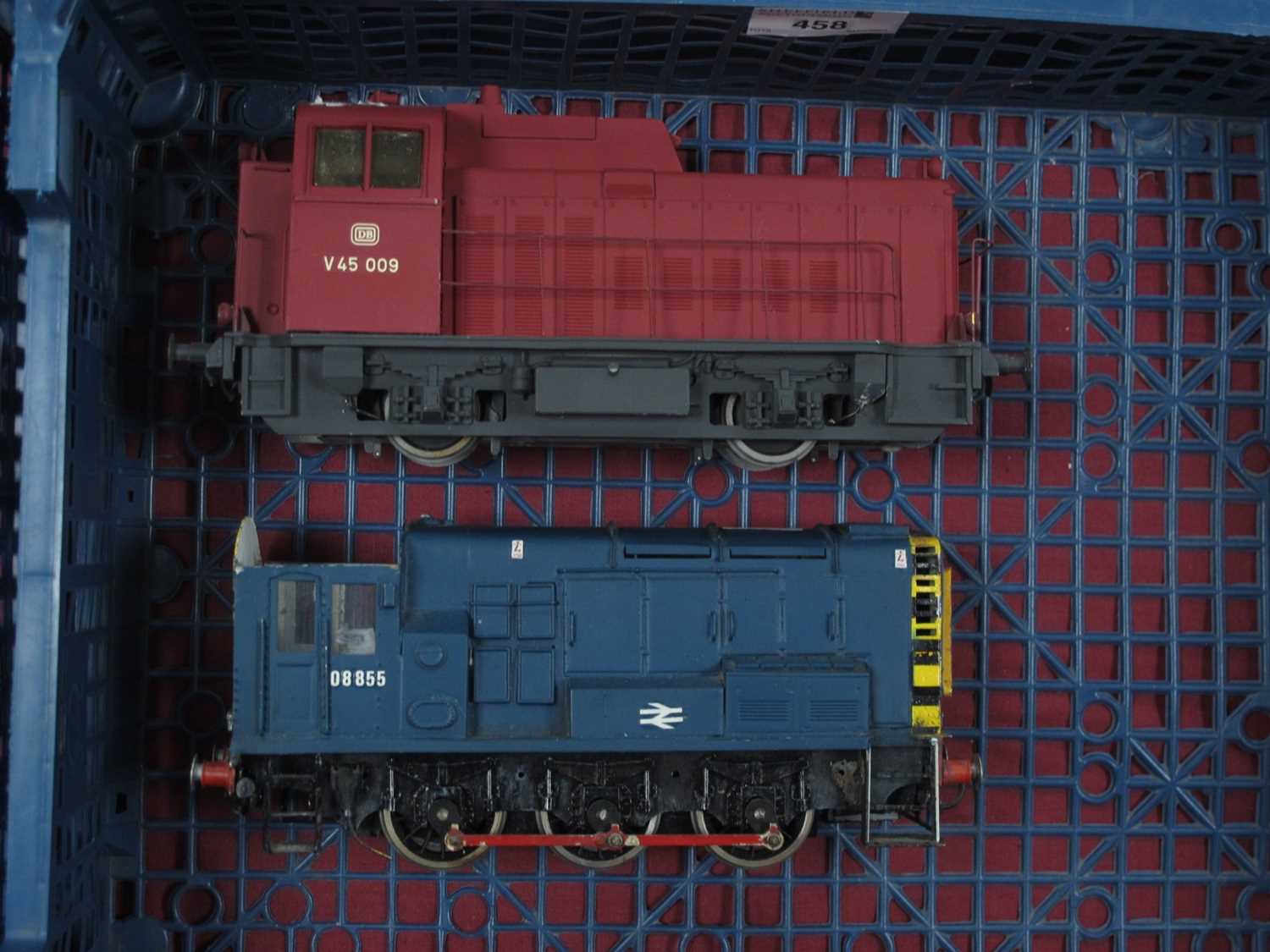 Two 'O' Gauge/7mm Kit Built Diesel Locomotives, for spares, repair or renovation, comprising a Class