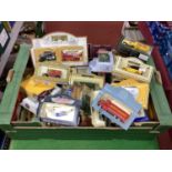 Approximately Fifty Diecast Model Vehicles by Lledo to include Days Gone Souvenir of London (Twin