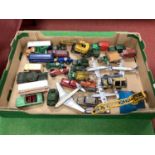 A Quantity of Mid XX Century Diecast Vehicles, all DInky, often playworn, sometimes repainted.