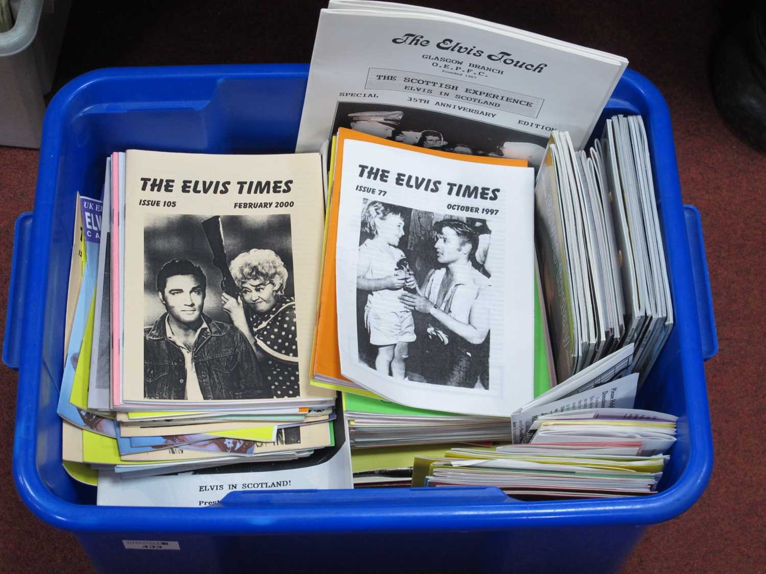 Elvis Presley Magazines, a large quantity including many copies of The Elvis Times, Elvis Today