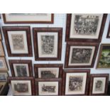 Falin Siumer 1988? ten limited edition signed etchings of Turkish scenes, Village Wedding, Women