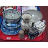 Copeland Italian Spode, Corona, Adams and other ceramics:- One Tray.