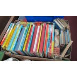 A large collection of vintage books and annuals to include Popeye Annual, Daktari, Book for boys,