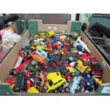 A large collection of diecast cars to include Majorette, Matchbox, Models of Yesteryear, Hot