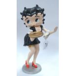 Cast Metal Painted Figure of Betty Boop, 30cm high.