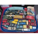 Die Cast Vehicles, Lesney, Dinky, Crescent, etc, all playworn approximately thirty-three. Two
