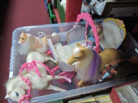 Barbie Horse and Carriage, including further horses and a Barbie doll.